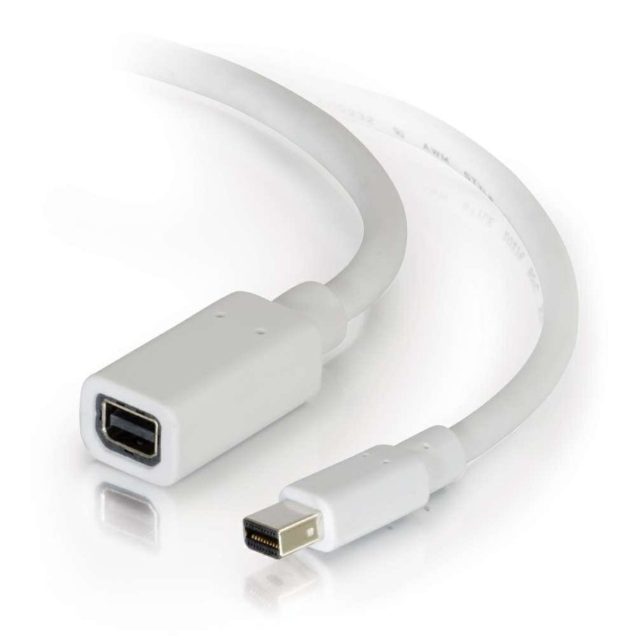 Cables to Go 10Ft (3M) Mini Displayport Extension Cable M/F - White Best