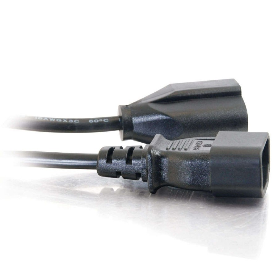 Cables to Go 1Ft (0.3M) 18 Awg Monitor Power Adapter Cord (Iec320C14 To Nema 5-15R) (Taa Compliant) Clearance