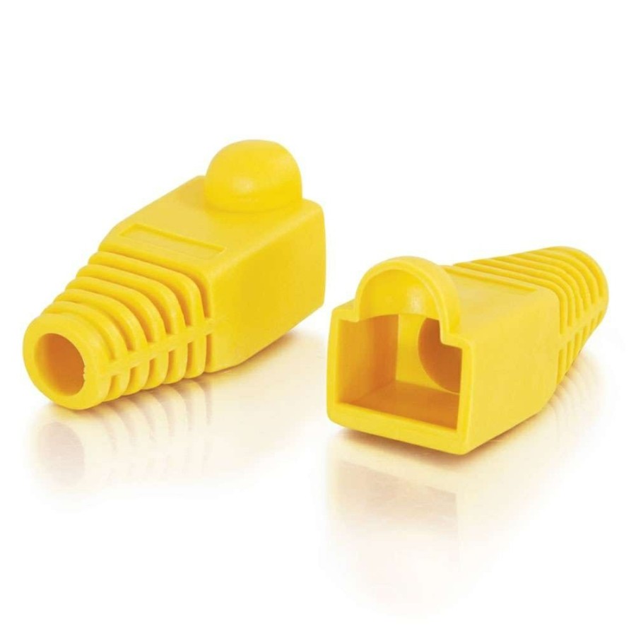 Cables to Go Rj45 Snagless Boot Cover (6.0Mm Od) Multipack (Taa Compliant) (50-Pack) - Yellow Hot