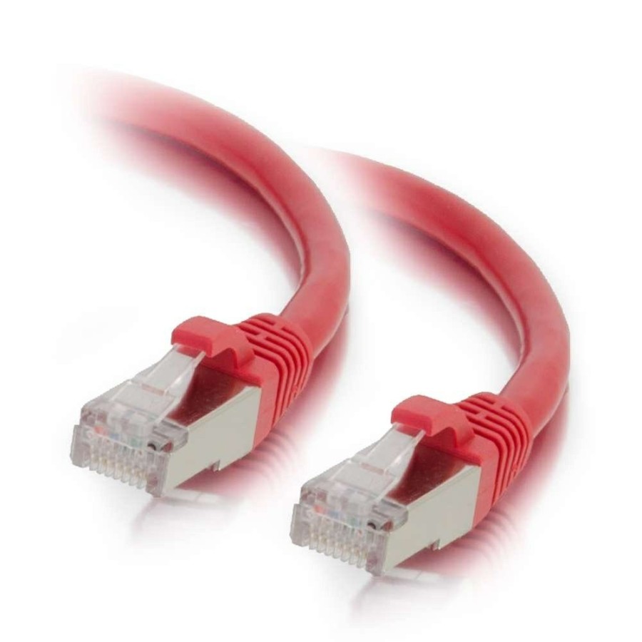 Cables to Go 20Ft (6.1M) Cat6 Snagless Shielded (Stp) Ethernet Network Patch Cable - Red Clearance