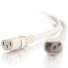 Cables to Go 2Ft (0.6M) 14Awg Power Cord (Iec320C14 To Iec320C13) - White Best