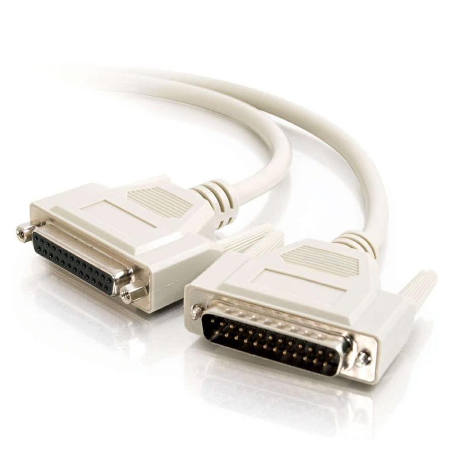 Cables to Go 25Ft (7.6M) Db25 M/F Serial Rs232 Extension Cable Clearance