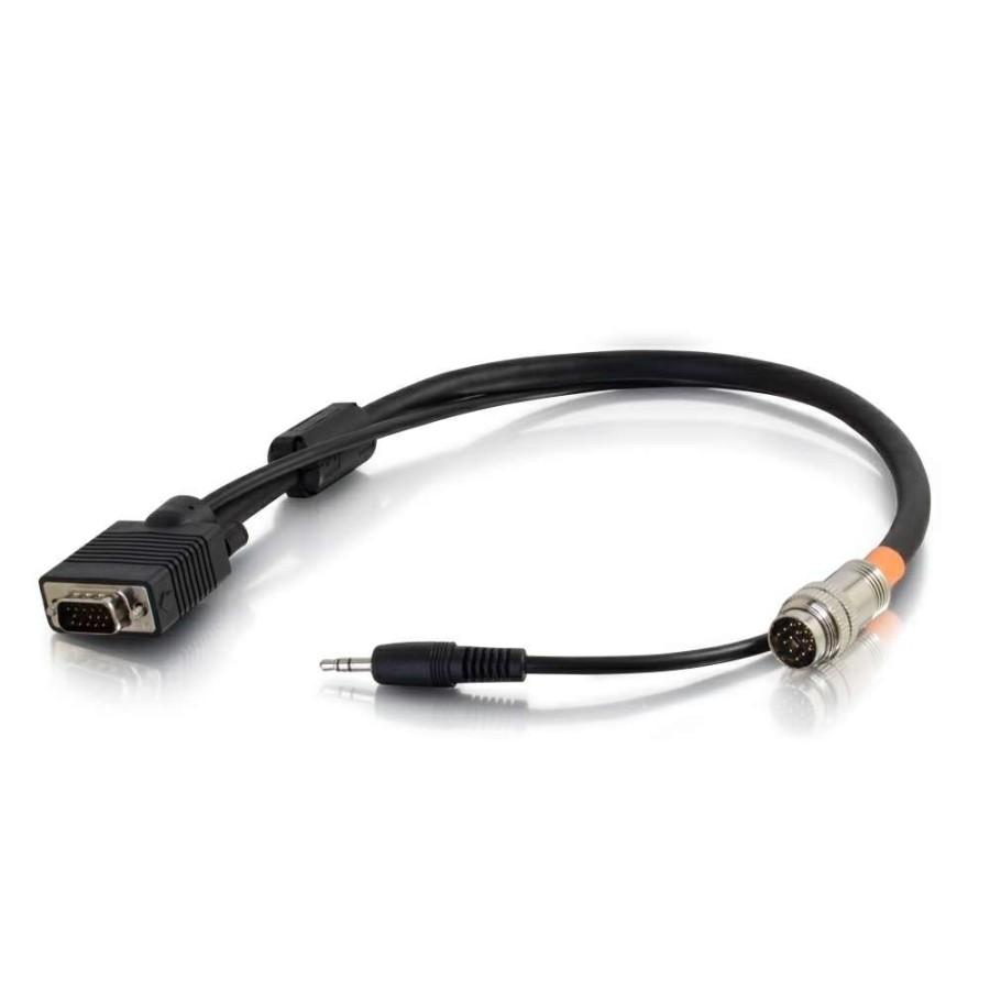 Cables to Go 1.5Ft (0.46M) Rapidrun® Vga (Hd15) + 3.5Mm Flying Lead Wholesale