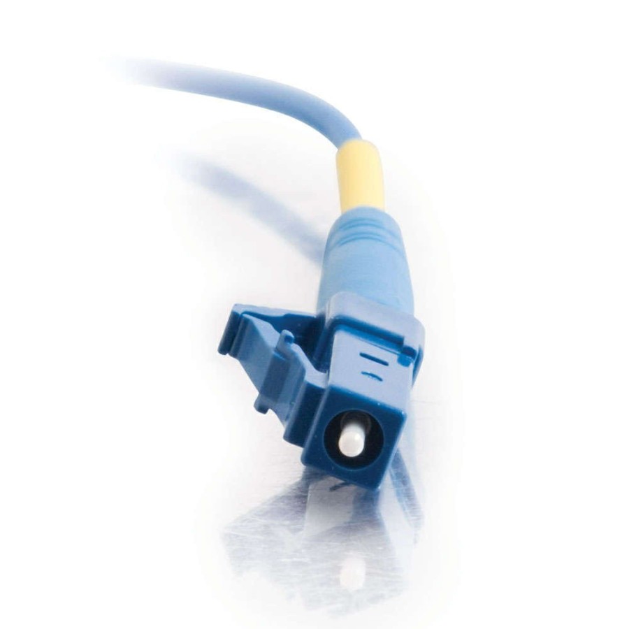 Cables to Go 16.4Ft (5M) Lc-Lc 9/125 Os1 Simplex Single-Mode Fiber Optic Cable - Plenum Cmp-Rated - Blue New