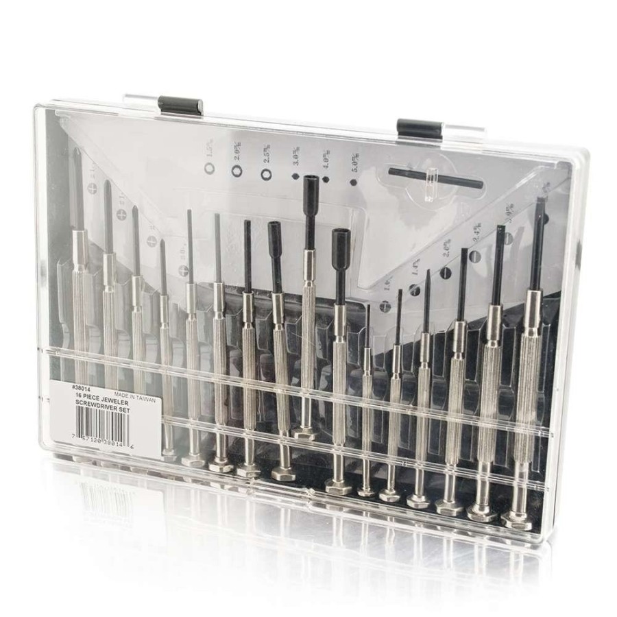 Cables to Go 16Pc Jeweler Screwdriver Set (Taa Compliant) New