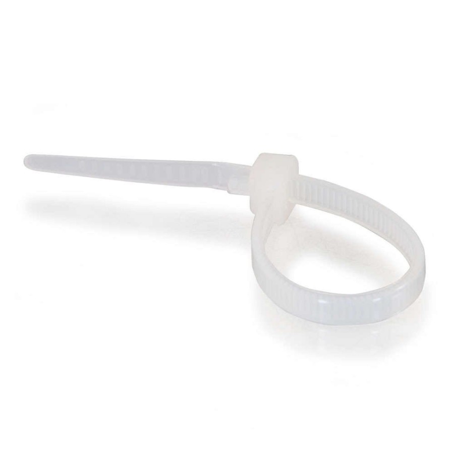 Cables to Go 4In Cable Tie Multipack (100-Pack) (Taa Compliant) - White New