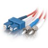 Cables to Go 6.6Ft (2M) Sc-St 9/125 Os2 Duplex Single-Mode Pvc Fiber Optic Cable - Red Online