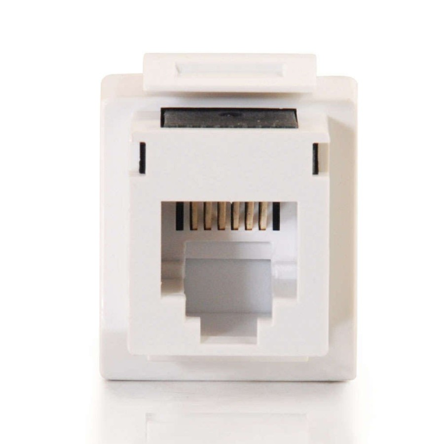 Cables to Go Cat3 Rj11/Rj12 Keystone Jack - White Clearance