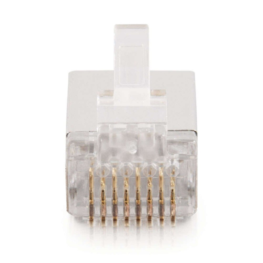 Cables to Go Rj45 Shielded Cat5E Modular Plug (With Load Bar) For Round Solid Or Stranded Cable Multipack (50-Pack) Wholesale