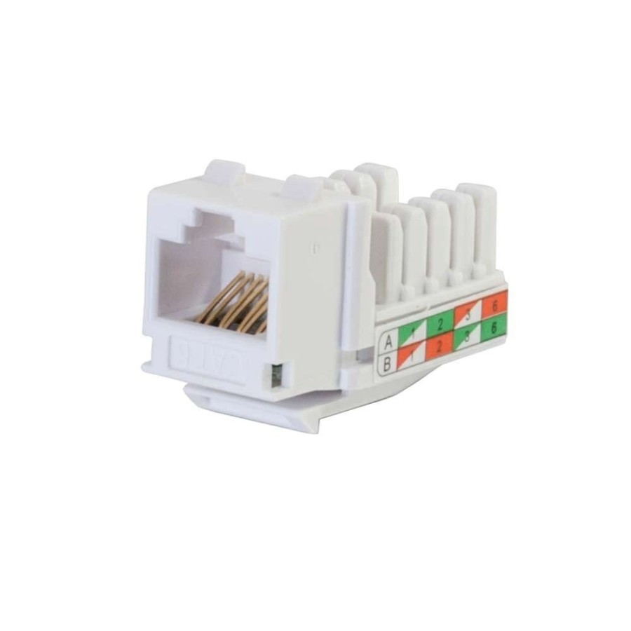 Cables to Go Cat6 Rj45 Utp Keystone Jack - White Best